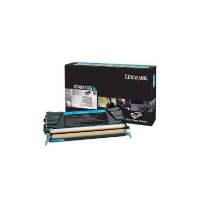 Lexmark X746A1CG Cyan Original Toner - X746 / X748 - LEXMARK