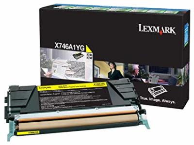 LEXMARK - Lexmark X746A1YG Yellow Original Toner - X746 / X748 