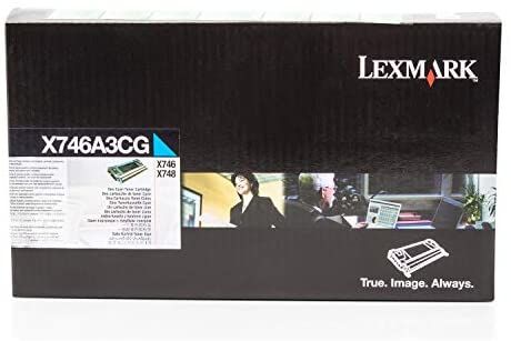 Lexmark X746A3CG Cyan Original Toner - X746DE / X748DE 