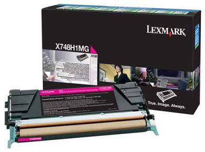LEXMARK - Lexmark X748H1MG Magenta Original Toner High Capacity 10.000 Page