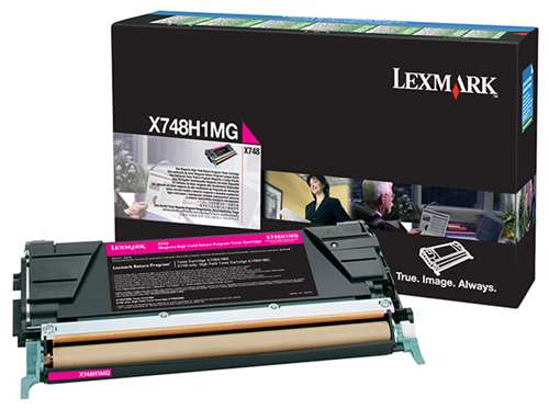 Lexmark X748H1MG Magenta Original Toner High Capacity 10.000 Page
