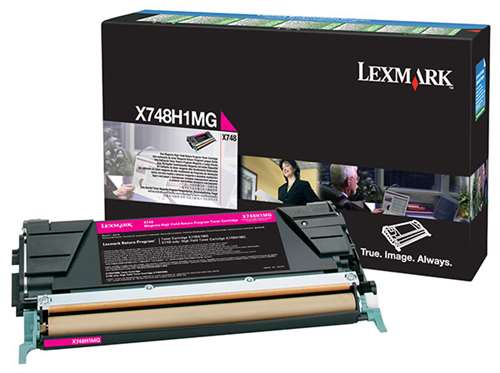 Lexmark X748H1MG Magenta Original Toner High Capacity 10.000 Page - 1