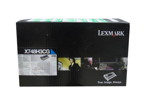Lexmark X748H3CG Cyan Original Toner - X748DE / X748DTE - 1