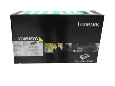 LEXMARK - Lexmark X748H3YG Yellow Original Toner - X748DE / X748DTE