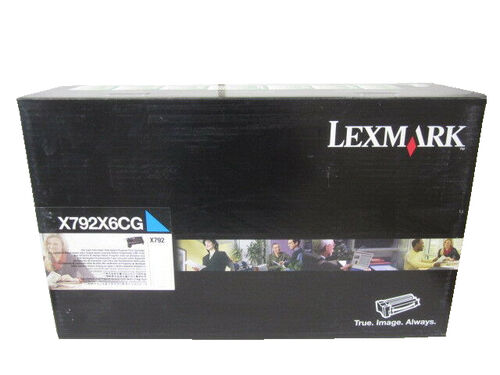 Lexmark X792X6CG Cyan Original Toner 20.000 Page