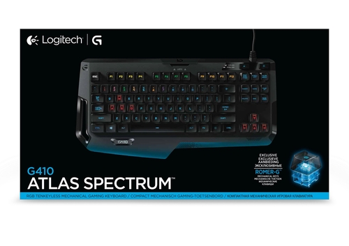 Logitech G410 Atlas Spectrum Gaming Klavye QWERTY (Russian/UK) - 920-007752 (T17189)