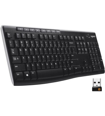 Logitech K270 (920-003761) Siyah Q Kablosuz Klavye - Logitech