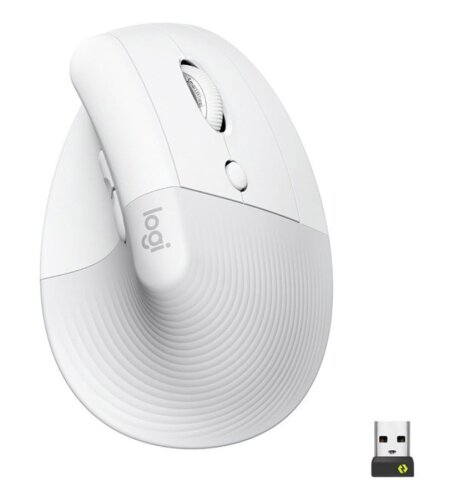 Logitech Lift 910-006475 Beyaz Dikey Sessiz Ergonomik Optik Kablosuz Mouse - 1