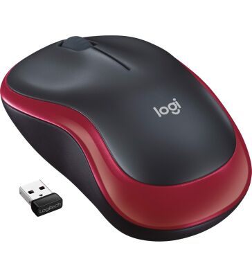 Logitech M185 (910-002237) Kırmızı Kablosuz Mouse - Logitech