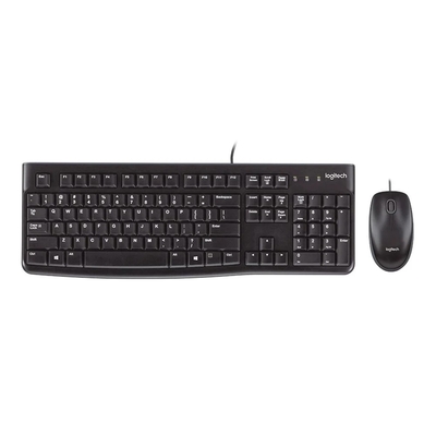 Logitech MK120 (920-002560) USB Kablolu Siyah Q Klavye + Mouse Set - Logitech