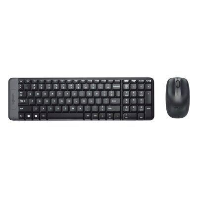 Logitech MK220 (920-003163) Siyah Kablosuz Klavye & Mouse Set - Logitech