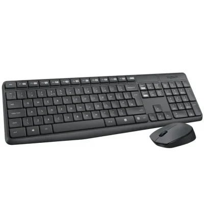 Logitech MK235 (920-007925) Kablosuz Siyah Q Klavye & Mouse Set - Logitech