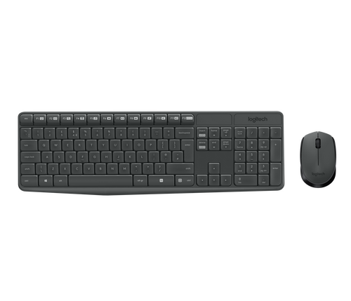 Logitech MK235 Siyah Kablosuz Q Klavye + Mouse Seti
