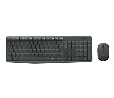 Logitech MK235 Siyah Kablosuz Q Klavye + Mouse Seti - Logitech