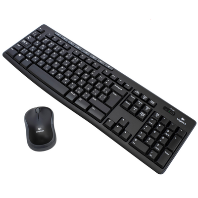 Logitech MK270 (920-004525) Wireless Black Q Keyboard + Mouse Set - Logitech