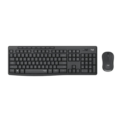 Logitech MK295 Sessiz Kablosuz Türkçe Q Klavye Mouse Seti - Siyah