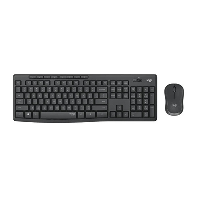 Logitech MK295 Sessiz Kablosuz Türkçe Q Klavye Mouse Seti - Siyah - Logitech