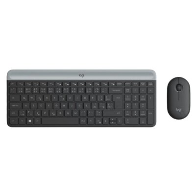 Logitech MK470 (920-009435) Siyah Kablosuz Klavye & Mouse Set - Logitech