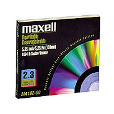 SONY - Maxell 5.25 2.3 GB Manyetik Optik Disk 130mm (MO2300)