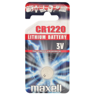 Maxell CR1220 Tekli Lityum Pil - Maxell