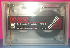 Maxell DC-6250 250 MB / 500 MB Data Cartridge - SONY