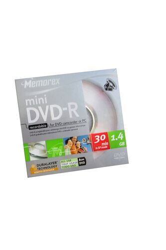 Memorex Mini DVD-R 1.4 GB Kamera Kayıt Dvd (T16392)