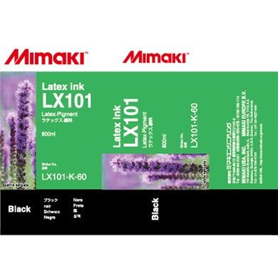 Mimaki LX101-K-60 Black Original Latex Ink JV400-130LX , JV400-160LX