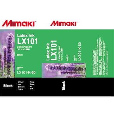 Mimaki LX101-K-60 Siyah Orjinal Lateks Mürekkep JV400-130LX , JV400-160LX (T11215) - MIMAKI