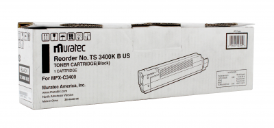 Muratec TS3400K Black Original Toner MFX-C3400 9,500 Page