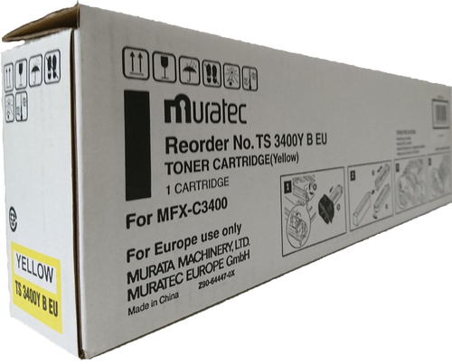 Muratec TS3400Y Yellow Original Toner - MFX-C3400 - 1