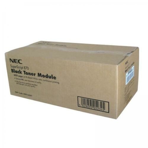 NecSuperscript 870 Black Original Toner Module (50016561)