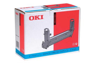 OKI 41304111 Type C2 Cyan Drum Unit C7000, C7200, C7400 - OKI
