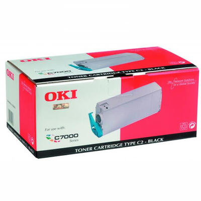 Oki 41304212 Black Original Toner - C7200 / C7400 - OKI