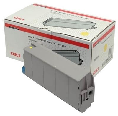 OKI - OKI 41963083 Sarı Orjinal Toner - C7100 / C7300 / C7500 (T7809)