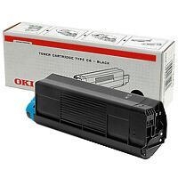 OKI 42127408 TYPE C6 Black Original Toner - OKI C5100 / C5200 / C5300 / C5400 - OKI
