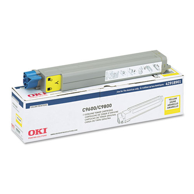 OKI 42918901 Sarı Orjinal Toner - C9600 / C9800 - OKI
