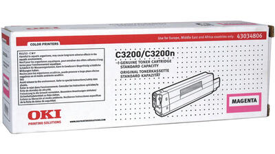 OKI 43034806 Magenta Original Toner - C3200 - OKI