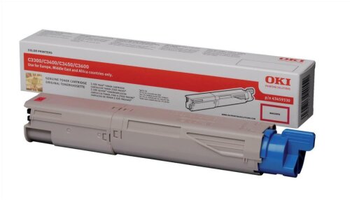 OKI 43459330 Kırmızı Orjinal Toner - C3300 / C3400 - 1