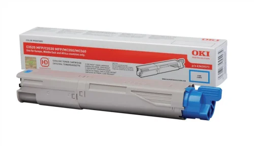 OKI 43459371 Mavi Orjinal Toner - C3530MFP / C3520MFP - 1