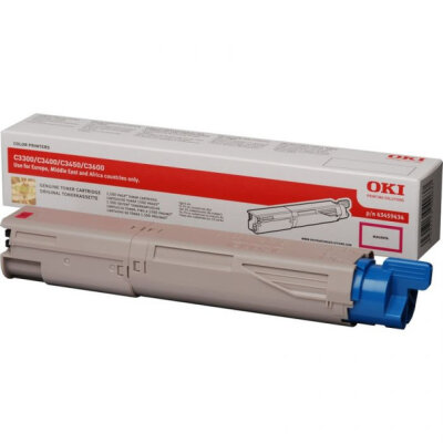 OKI 43459434 Kırmızı Orjinal Toner - C3300 / C3400 - OKI