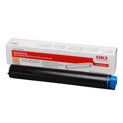 OKI 43640302 Black Original Toner - B2200 - OKI
