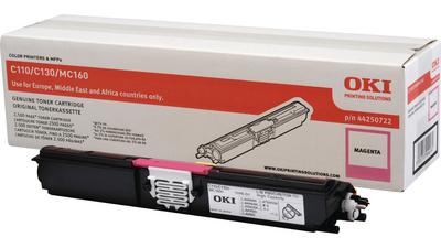 OKI 44250722 Magenta Original Toner - C110 / C130 - OKI