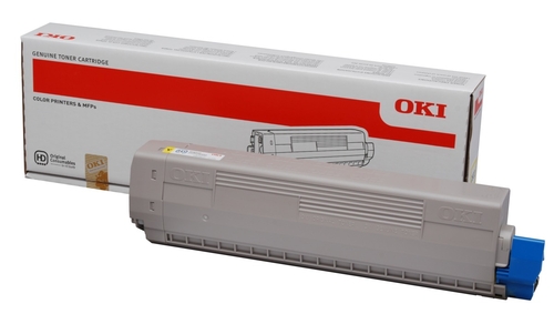 OKI 44844613 Sarı Orjinal Toner - C822 / C822DN (T16698)