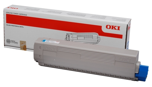 OKI 44844615 Cyan Original Toner - C822 / C822DN