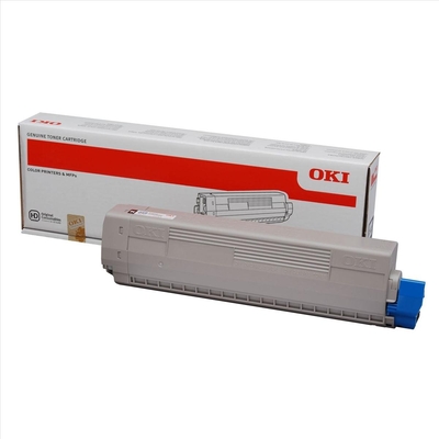 OKI 448446156 Siyah Orjinal Toner - C822 / C822DN (T16701) - OKI
