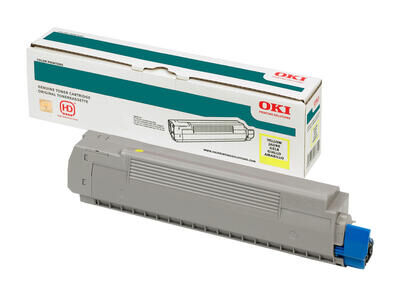 OKI 44844625 Sarı Orjinal Toner - C822 (T14670) - 2