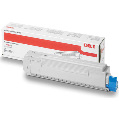 OKI 44844627 Cyan Original Toner - C822 - OKI