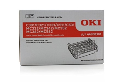OKI - OKI 44968301 Drum Unit C301, C310, C321, C330, C331, C510, C511, C530, C531,MC342, MC351, MC352, MC361, MC362, MC561, MC562