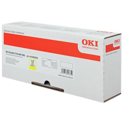OKI - OKI 45396301 Sarı Orjinal Toner - MC760 / MC770 (T11526)