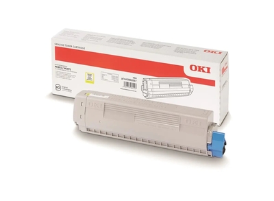 OKI 45862837 Yellow Original Toner - MC853 / MC873 - OKI